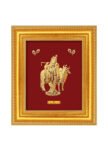 A7 Krishna with Cow 24K Pure Gold Artwork