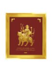 Durga 24K Pure Gold Sheet Artwork (A4)
