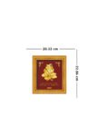 Ganeshaon Hibiscus Flower 24K Pure Gold Sheet Artwork (A6)