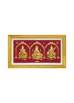 Laxshmi Ganesha Saraswati (PA2) 24K Pure GoldSheet Artwork