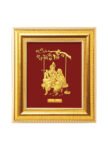 Radhakrishna on Swing 24K Pure Gold Sheet (A7)