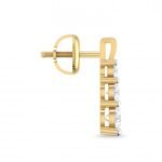 Alisa Gold Diamond Studs 1